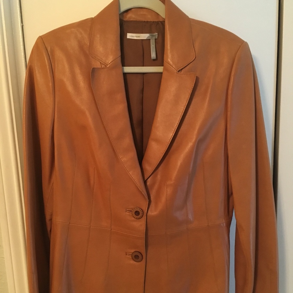 Vintage Leather Blazer